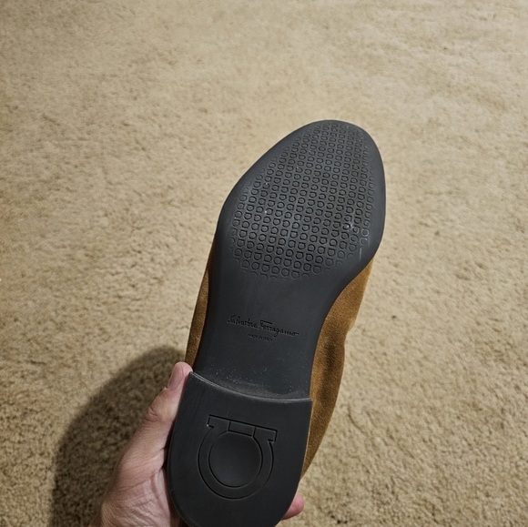 Salvatore Ferragamo Loafers Honey Suede - Picture 6 of 7